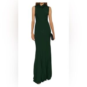 Reformation NEW Alize Dress Forest Green